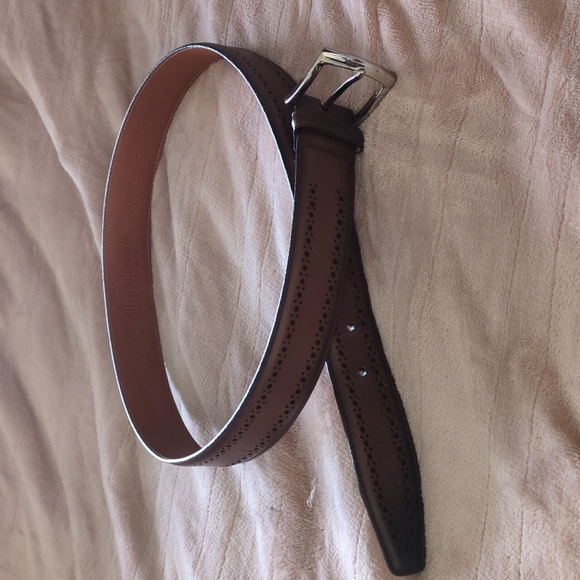 Allen Edmonds Brown Manistee Dress Belt - Picture 4 of 4